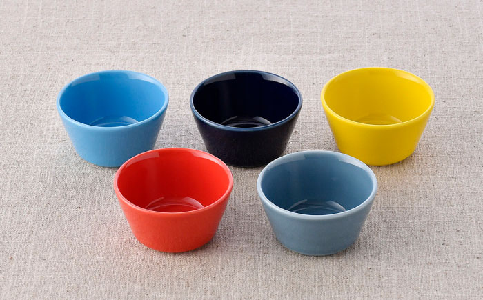 【波佐見焼】マルチボウル ハーフカラー カラフル 10点セット【福田陶器店/natural69】 [NB140]