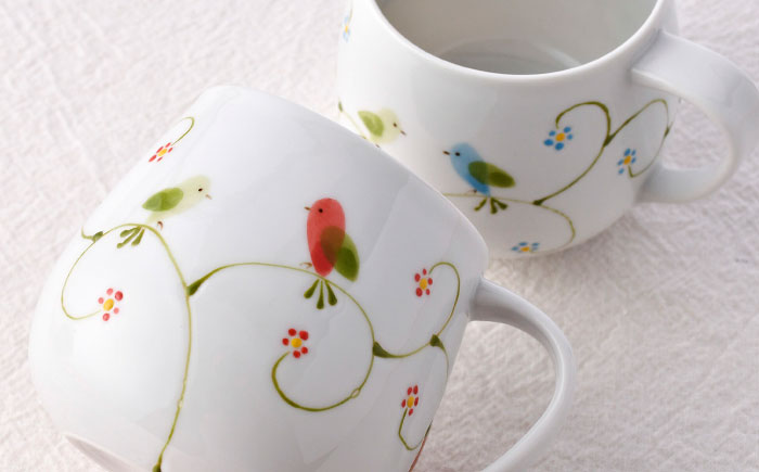 【波佐見焼】ティーセット・マルチボウル ナチュラル フェアリー 【大貴セラミックス/団陶器】 [NB141]