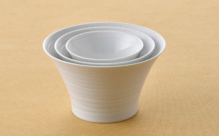 【波佐見焼】ボウルセット ホワイト オリジナルセット 5点【トーエー/舘山堂】 [NB161]