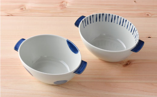 【波佐見焼】どんぶり 角皿 含む オリジナルセットアップ商品【陶芸ゆたか/アイユー】 [NB62]