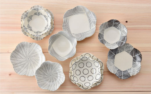 【波佐見焼】オリジナルセットアップ商品 そばちょこ 小皿【natural69/福田陶器店】 [NB66]