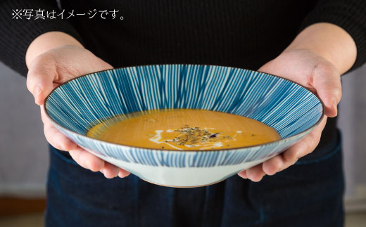 【波佐見焼】古染紋 手描き 多用鉢 ボウル ペアセット【西海陶器】 1 19199 [OA154]