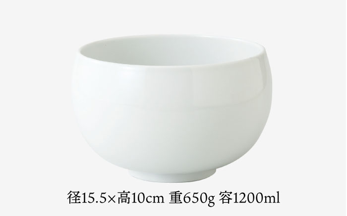 【波佐見焼】モノトーン 丼 白 3点セット どんぶり 丼ぶり【西海陶器】 67594 3 [OA252]