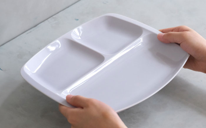 【波佐見焼】スマート ランチプレート カップ 2点セット ライラック【西海陶器】 [OA368]