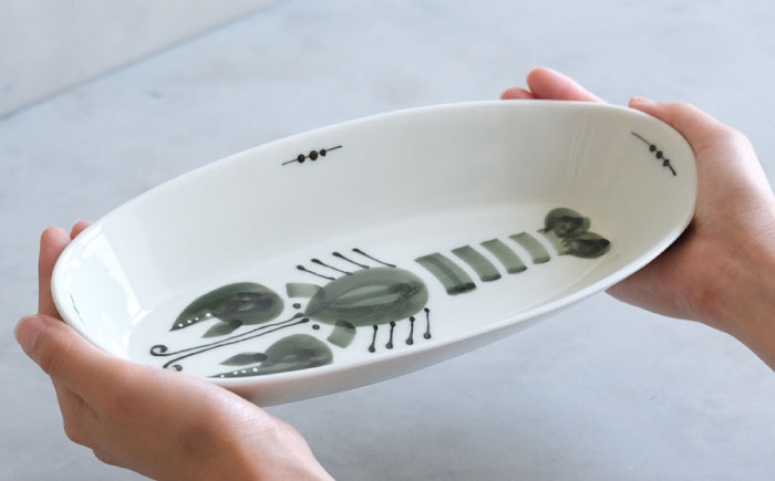 【波佐見焼】olive デリカプレート オクトパス・ロブスター 2点セット パスタ皿【西海陶器】 [OA443]