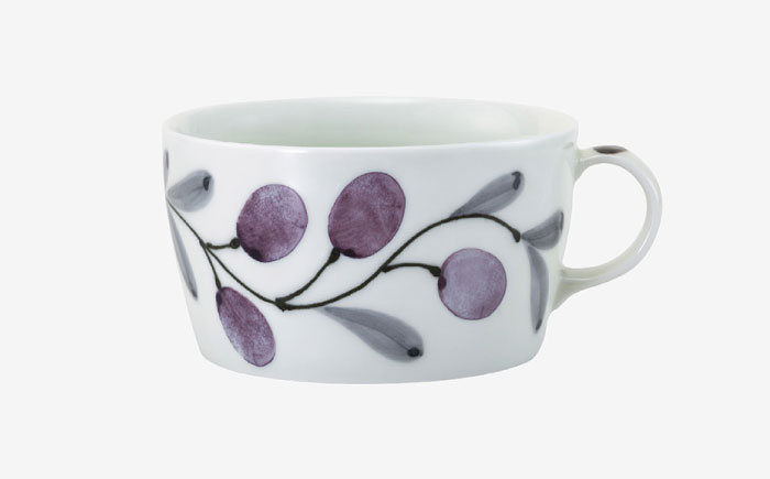 【波佐見焼】olive フードマグ 緑・紫 2点セット スープマグ【西海陶器】 [OA446]