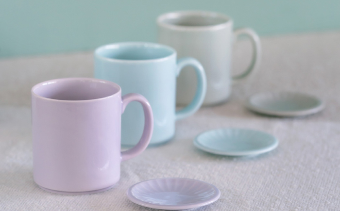 【波佐見焼】TEA TRIO SS蓋付マグ 〈gray〉 1点【西海陶器】 [OA466]