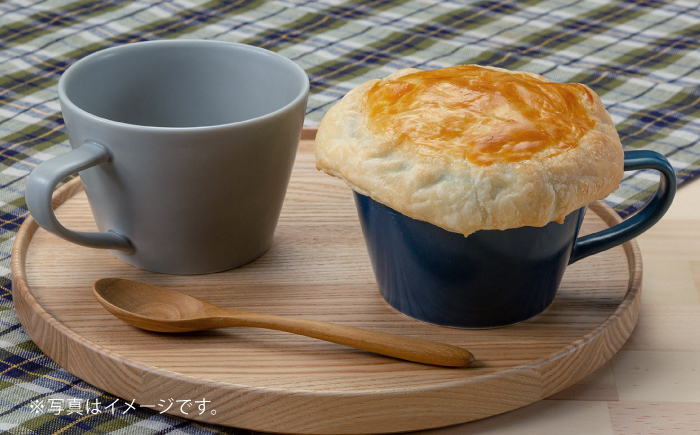 【波佐見焼】OVENWARE マグ〈ブルー・グレー〉２色2点セット【西海陶器】 [OA516]