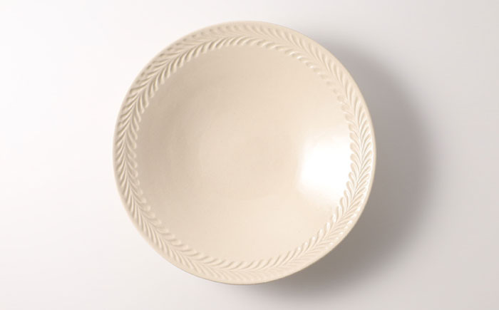 【波佐見焼】ローズマリー （アイボリー） マルチボウル 5個セット【福田陶器店】 [PA270]