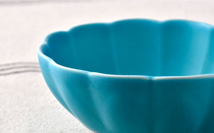 【波佐見焼】 小鉢＋コーヒーカップ＆ソーサー 2客 トルコブルー モアハッピーセット【福田陶器店】 [PA393]