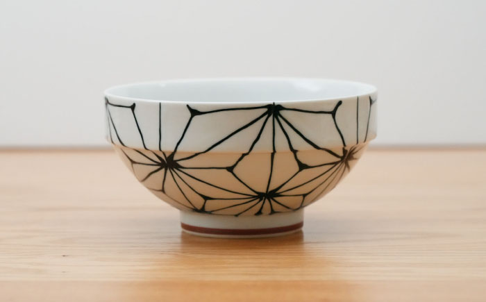 【波佐見焼】一珍麻の葉 ペアボシ丼 食器【団陶器】 [PB128]