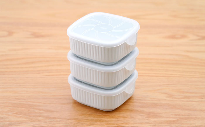 【波佐見焼】角パック 白 3個セット【団陶器】 [PB223]