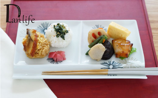 【波佐見焼】アクセント 仕切り プレート (大・小)・カップ セット【団陶器】 [PB32]