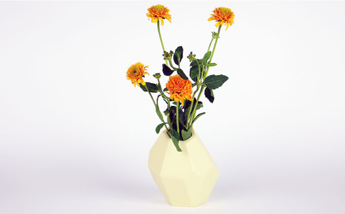 【波佐見焼】corock フラワーベース happy 2色セット （S卵/S海） 花瓶 nucca NEIROシリーズ【山下陶苑】 [PC45]