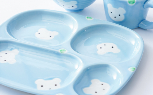 【波佐見焼】新くま お子様 プレート セット【陶もと】 [PE03]