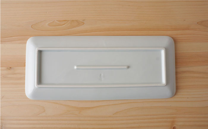 【波佐見焼】千段格子 長角皿 プレート 5枚セット【陶もと】 [PE15]