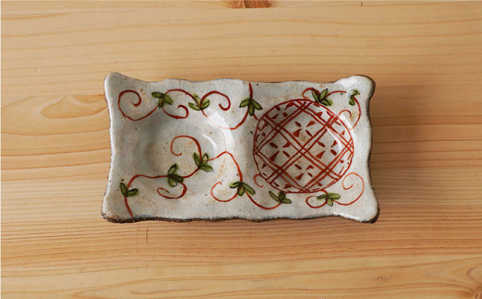 【波佐見焼】洸彩窯 手造り二品盛 小皿 4種セット【陶もと】 [PE17]