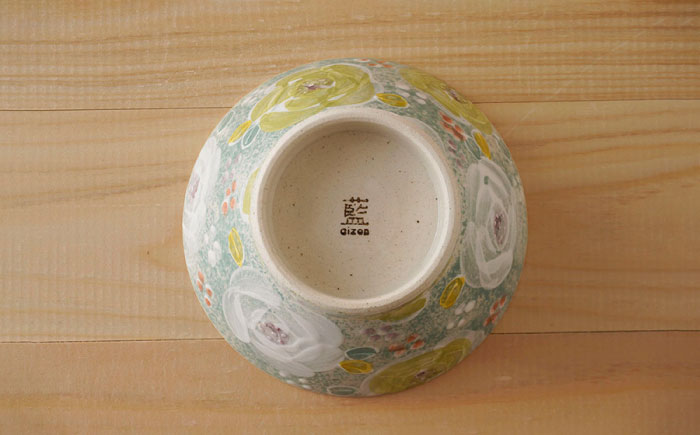 【波佐見焼】花やか 茶碗・コップ（緑）セット 食器【陶もと】 [PE40]