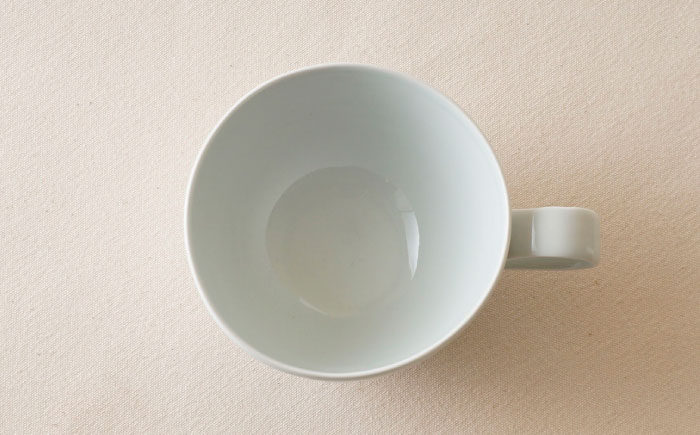 【波佐見焼】白亜 取っ手付き スープカップ 2個セット【陶もと】 [PE58]