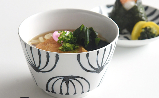 【波佐見焼】スチールライン どんぶり 4個セット【natural69】 [QA107]