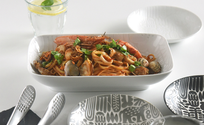 【波佐見焼】Utopia 長深鉢 2色セット【natural69】 [QA123]