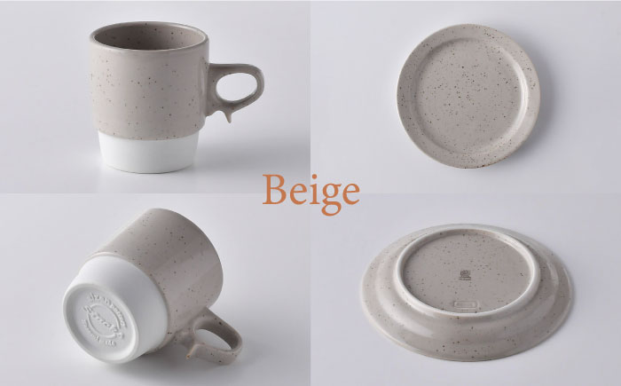 【波佐見焼】チョコチャンク マグカップ＆プレート 6点セット 食器 皿【トーエー】 [QC70]