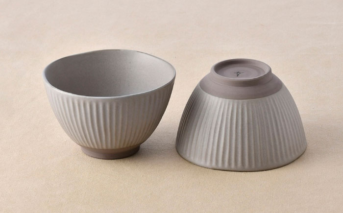 【波佐見焼】しのぎ 丼ぶり 4色セット【トーエー】 [QC77]