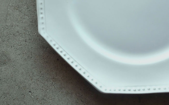 【波佐見焼】白釉 オクトゴナル皿 大・小 計4枚セット【吉田健宗】 [RB15]