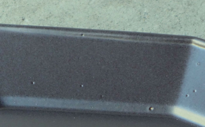 【波佐見焼】黒釉 10角 オーバル皿 2枚セット【吉田健宗】 [RB21]