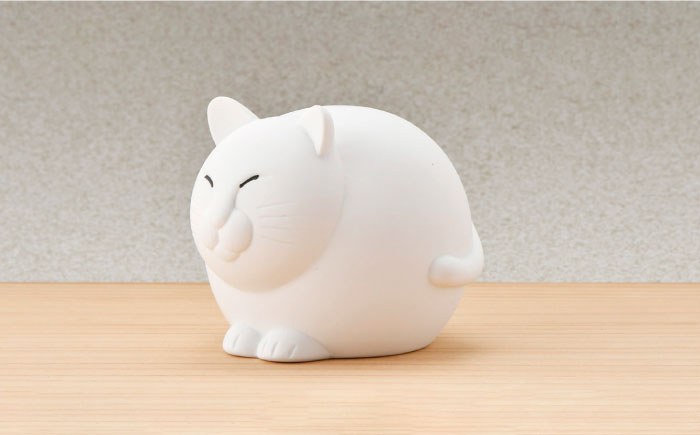 【波佐見焼】ねこ（無釉・つや無し）インテリア 置物【アトリエやま】 [RE04]