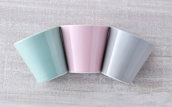 【波佐見焼】ミニ コップ（ジェダイ/ミルキーピンク/ミルキーグレー） タンブラー 3色セット【ROXY・HASAMI】 [SB157]