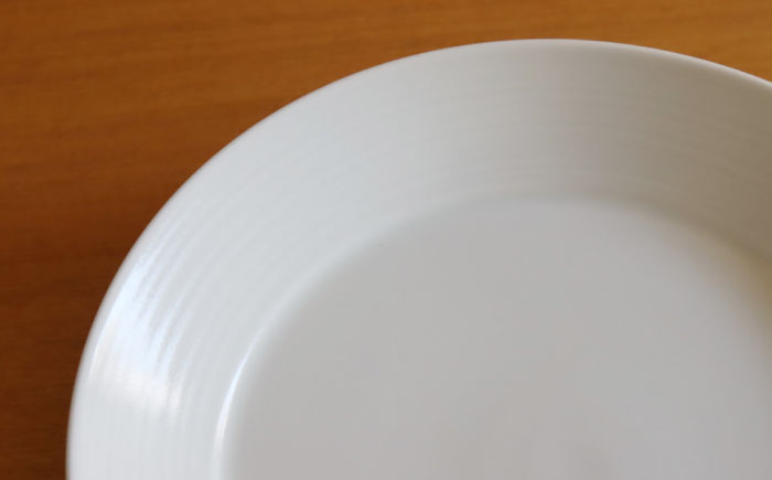 【白山陶器】【グッドデザイン賞受賞】ミストホワイト プレート（M） 2枚セット [TA135]