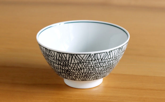 【白山陶器】【グラフ】飯碗(大) 3色セット【波佐見焼】 [TA168]