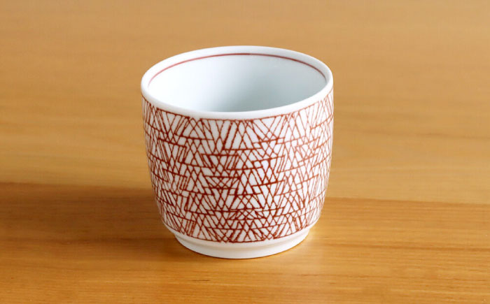 【白山陶器】【グラフ】湯のみ猪口 3色セット【波佐見焼】 [TA169]