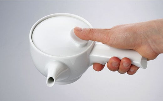 【白山陶器】【茶和】グッドデザイン賞 急須 白磁 食器 【波佐見焼】 [TA89]