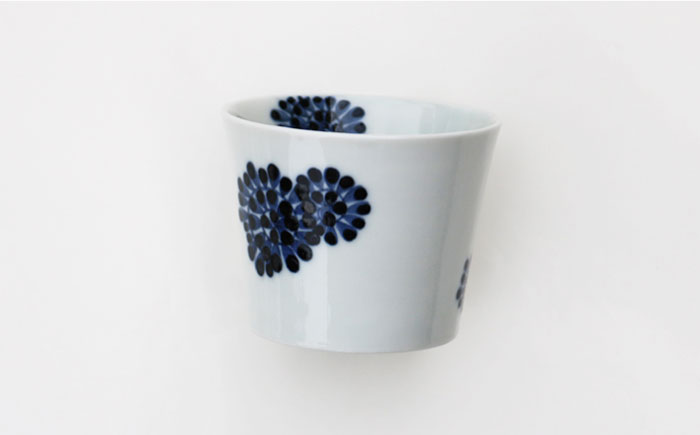 【波佐見焼】たこ唐草 ミニ プレート・そばちょこ ペアセット【協立陶器】 [TC56]