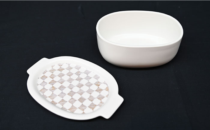 【波佐見焼】オーブンウェア グラタン皿 和市松茶 3点セット 耐熱食器 オーブン可【協立陶器】 [TC61]