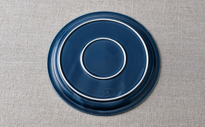 【波佐見焼】7寸プレート 中皿 4カラー ピンク・水色・ルリ・グリーン 【清山】 [TD07]