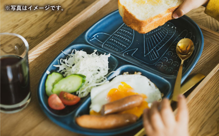 【波佐見焼】bird プレート 2点セット（藍×緑） 【アイユー】 [UA39]