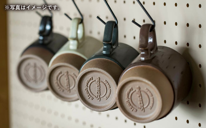 【波佐見焼】KIRITORU IRON マグカップ 2点セット(ブラック×ボルドー）【アイユー】 [UA43]