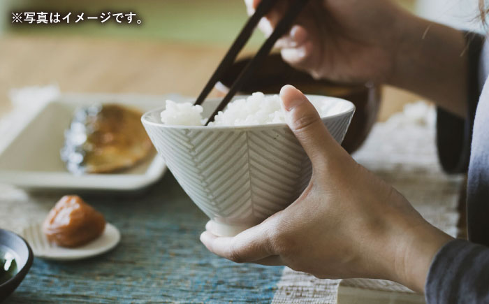 【波佐見焼】ヘリンボーン 茶碗（大） 2点セット ホワイト【アイユー】 [UA53]