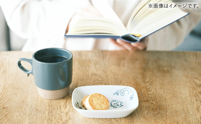 【波佐見焼】Pebble Ceramic Studioコラボ Catナッツボウル 2枚【アイユー】 [UA64]