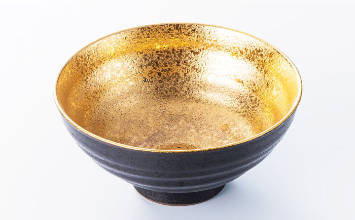 【波佐見焼】ゴールド・プラチナ 茶碗 ペアセット【不二商店】 [UC14]