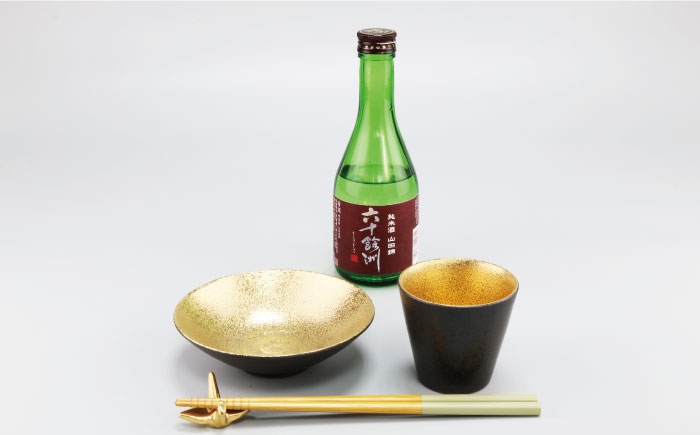 【波佐見焼】ゴールド・プラチナ ペア カップ 【不二商店】 [UC15]