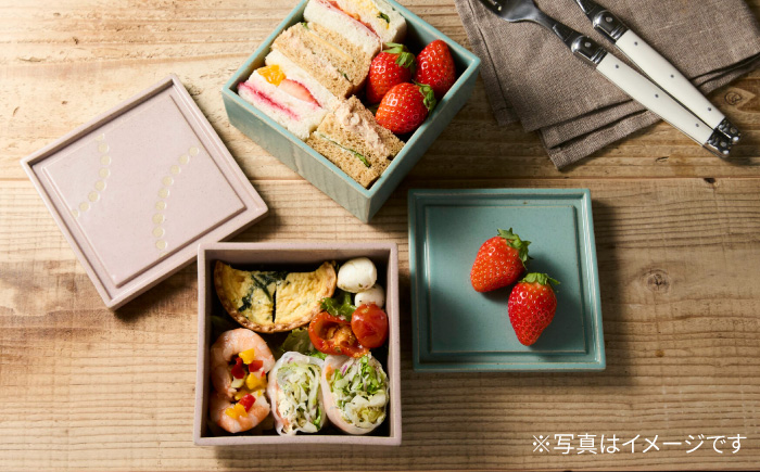 【波佐見焼】陶箱ポン菓子ショコラ Circle Ring チェリーピンク / 陶箱クッキー 　【HASAMI COOKIES STORE】 [UE16]