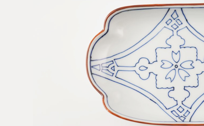 【波佐見焼】桜透かし彫紋 深木甲皿 2枚セット【FOURGRACE】 [UG09]