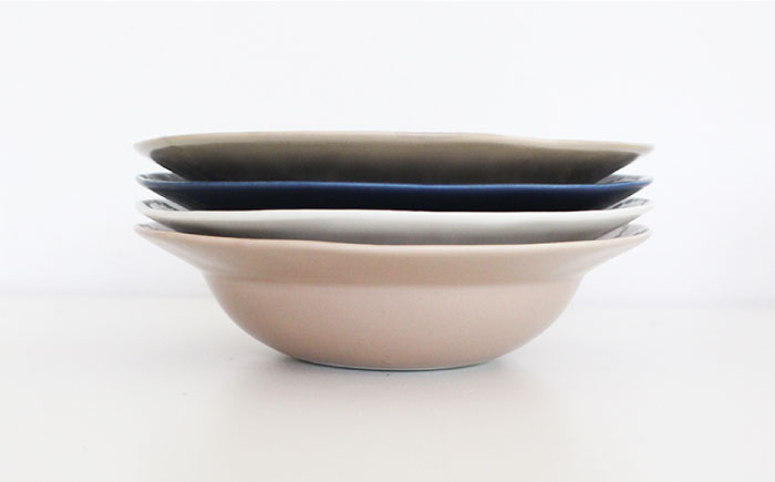 【波佐見焼】サークルリング カフェオレ・桜シフォン ボウル 中 2点セット【陶芸ゆたか】 [VA104]