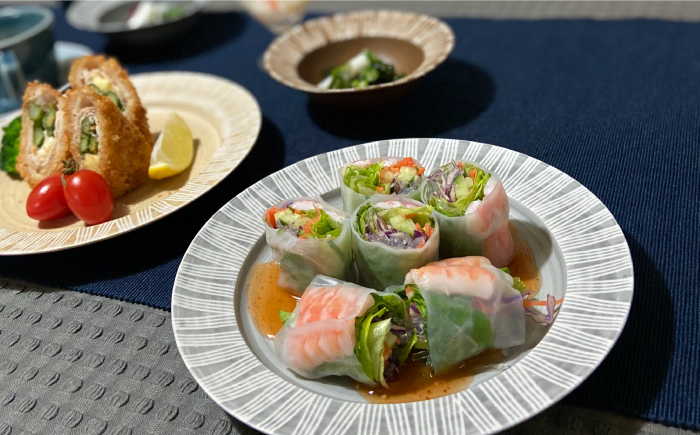 【波佐見焼】Shabby chic style テーブルセット グレー ボウル 大皿 カレー皿 コップ 茶碗 【和山】 [WB113]