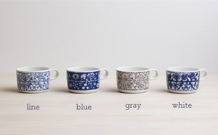 【波佐見焼】フラワーパレード パーティセット 24点セット 小皿 マグカップ 【和山】 [WB118]