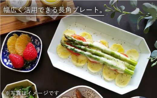 【波佐見焼】八角 プレート L グレー2枚セット 皿 食器 プレート 【和山】 [WB69]